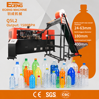 Machine de soufflage de bouteilles PET entièrement automatique Eceng Q5L2, prix compétitif, 2 cavités, 1500 BPH, spécialisée pour les bouteilles d'huile alimentaire de 3L et 5L