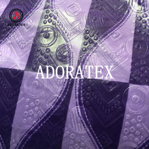 Tissu africain Ankara, gaufrage véritable bloc imprimé, cire design <span class=keywords><strong>bazin</strong></span> 3D, nouvelle collection - Product Image 2
