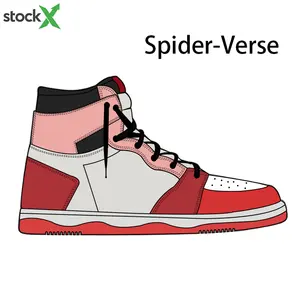 Op Voorraad X 2023 Nieuwste Mode Sneakers 1 Retro High Og Gewassen Roze Spider-Man Unc Heren Basketbalschoenen