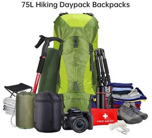 Muestra Gratuita de Mochila Impermeable Ligera para Senderismo y Camping con Cubierta para Lluvia, para Viajes al Aire Libre y Montañismo - Product Image 4