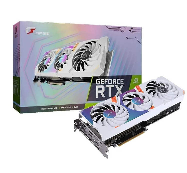 Used Colorful GPU Igame Geforce RTX 3060 Ultra W OC 8GB