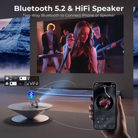 Projecteur de cinéma maison portable intelligent Funphenix N8 Ultra 1080P 4K Ready avec Android 12
