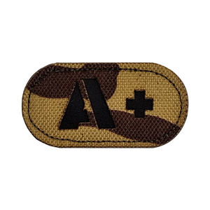Parche de Resina de Tela de Lona Ecológica Reflectante Infrarroja para Grupos Sanguíneos A+B+AB+O+, Kit de Primeros Auxilios, Insignia Negra Camuflada, Resistente a la Decoloración, Alta Calidad - Product Image 6