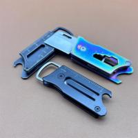 Couteau pliant multifonctionnel portable EDC, gadgets originaux, ouvre-bouteille, lame multi-usages pour bricolage, personnalisation OEM prise en charge