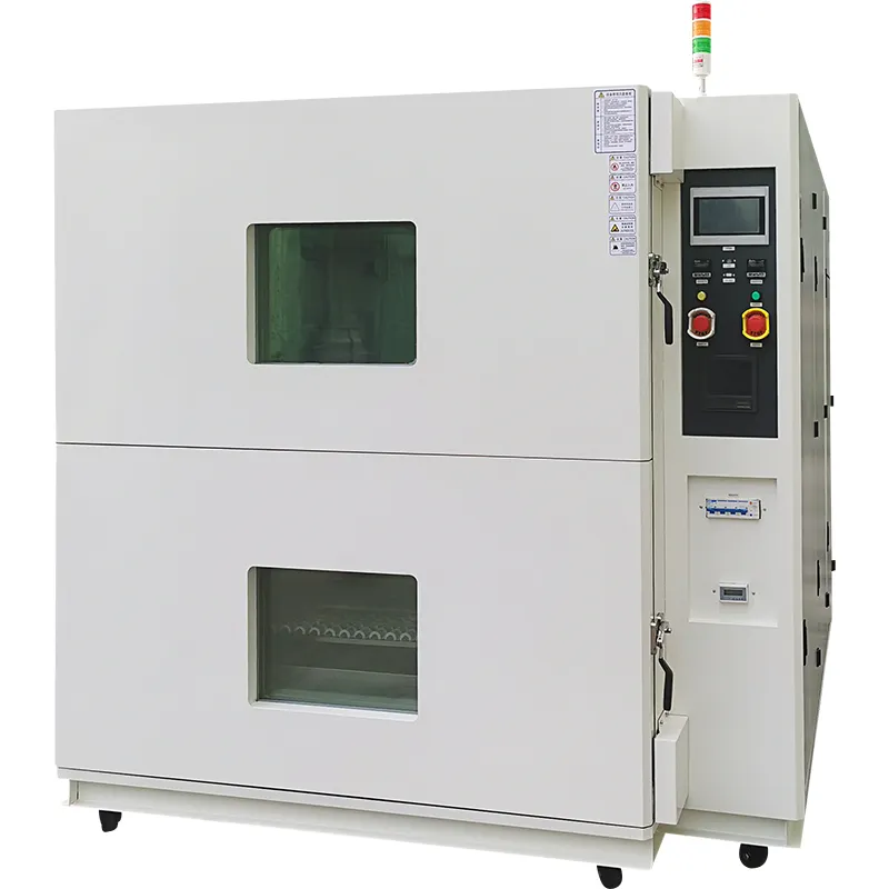 การออกแบบใหม่เครื่องทดสอบคาร์บอนไดออกไซด์2โซนความร้อนรอบช็อกห้องทดสอบอุปกรณ์ทดสอบในห้องปฏิบัติการ