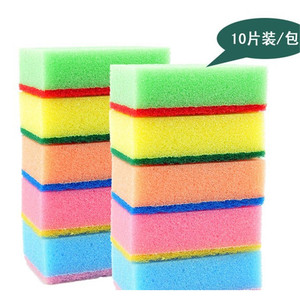 Éponges de nettoyage de cuisine rectangulaires, tampons à vaisselle multicouches pour usage en cuisine - Product Image 5