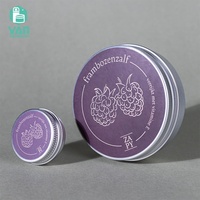 YAN Packaging – Nouvelle boîte en aluminium plate et ronde fantaisie, argentée, 15g/100g, avec couvercle à vis, pour crème contour des yeux, beurre corporel, baume à lèvres