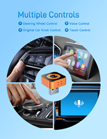 Adaptateur sans fil CarPlay Android Auto 4-en-1 BYD VASTFLY LD-MP02 - Bluetooth portable en alliage d'aluminium universel 9/10 pouces - Facile à utiliser