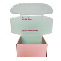 Boîte en papier ondulé pour stockage de chaussures, stockage personnalisé de bonbons de noël, livraison express, 50 pièces