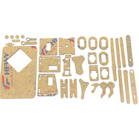 Acrylique 4 DOF Bras Mécanique Robot Manipulateur Griffe Kit DIY Kit Éducatif pour R3 Maker Débutants