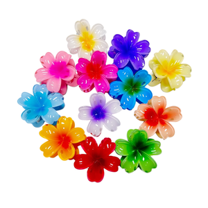 กิ๊บติดผมรูปดอกไม้ห้ากลีบอันเจลิน่า 7.5 ซม. สีสันสดใสสำหรับผู้หญิงและเด็กผู้หญิง - Product Image 1