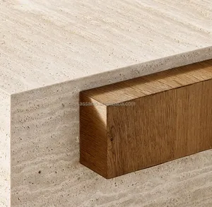 Table basse rectangulaire Bardi de style néoclassique suédois du 19e siècle, fabrication OEM Sassanid - Product Image 5