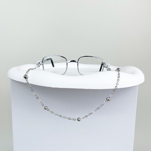 Cadena de Metal para Gafas, Accesorios para Muñecas, Montura Cuadrada, 3 Colores: Plateado, Negro, Oro Rosa, Correa de Cadena de 8.5cm de Ancho - Product Image 4