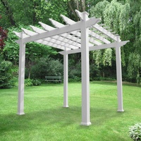 Pergola moderne et populaire en aluminium thermolaqué avec toit à lames orientables résistant à l'eau, design de pavillon