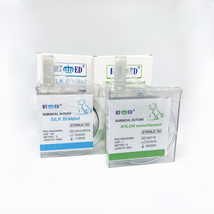 Sutura Quirúrgica Veterinaria Estéril en Casete con Aguja PGA/PGLA/PDO/PGCL/Seda/Nylon/<span class=keywords><strong>Catgut</strong></span>/Polipropileno/Poliéster/PTFE - Product Image 3