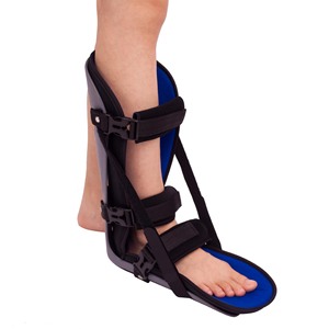 Orthèse de cheville et de pied, taille SML, couleur noire, pour la fixation articulaire et la prévention du pied tombant - Product Image 1