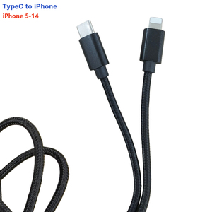 สายชาร์จโลหะ C กับไฟสำหรับ <span class=keywords><strong>iPhone</strong></span> <span class=keywords><strong>5</strong></span>-14 iPad MOQ ต่ำโรงงานขายส่ง - Product Image 1