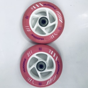 ล้อสเก็ตแบบอินไลน์ขนาด 4 นิ้ว ล้อ PU สำหรับสกู๊ตเตอร์ของเล่นเด็ก - Product Image 6