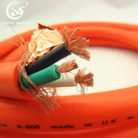 Cable de Alimentación de Alta Gama, Núcleo de Cobre Puro Compuesto, Tres Cables de Cobre Monocristalino de 1.2mm Integrados para Actualización de Audio DIY ODM