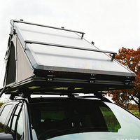 Tente de toit rigide en aluminium léger 4 saisons pour voitures, tente de toit en aluminium de haute qualité pour le camping en plein air