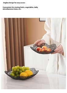 Plato de Frutas Estilo Cuenco de Hierro para Catering Hengyu, Resistente a Altas Temperaturas, Técnica de Soldadura Circular, Uso Diario en Restaurantes - Product Image 5