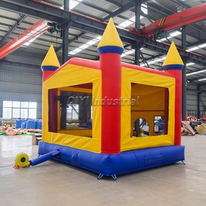 Château plein d'entrain gonflable commercial direct d'usine avec le château sautant de cerceau de basket-ball pour des enfants - Product Image 3