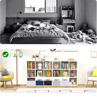 Boîtes de rangement pliables, adaptées aux armoires, aux étagères et aux compartiments de rangement, un excellent outil d'organisation pour la maison.