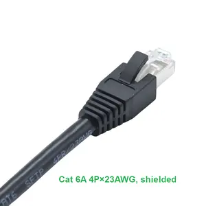 Quality M12 8 Pin Male X Code To RJ45 CAT 6A Cable Ethernet Cable Manufacture Waterproof M12 Connector