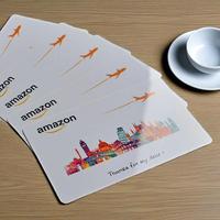 Carte de visite personnalisée en PVC mat avec impression recto-verso, imperméable, adaptée à tous les types d'étiquettes