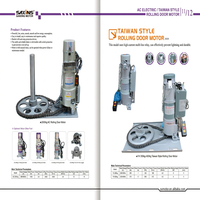 Moteur d'ouverture automatique pour porte à enroulement 2000KG 380V Triphasé 1000W avec interrupteur de fin de course et boîtier en fer