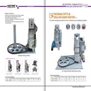 Moteur d'ouverture automatique pour <span class=keywords><strong>porte</strong></span> à enroulement 2000KG 380V Triphasé 1000W avec interrupteur de fin de course et boîtier en fer - Product Image 2