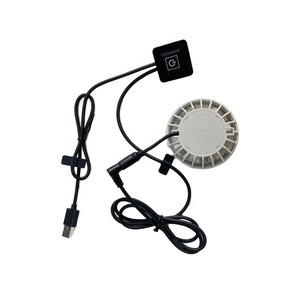Quần Áo Điều Hòa 5V Quạt Nhỏ, Quạt Quần Áo Làm Mát Phích Cắm USB, Điều Chỉnh Nhiệt Độ Ba Giai Đoạn, 69Mm * 76Mm * 25.5Mm - Product Image 3