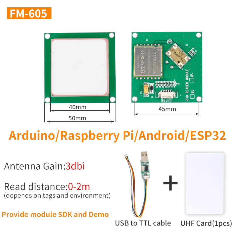 FM-605 (3dbi, 50*50mm)