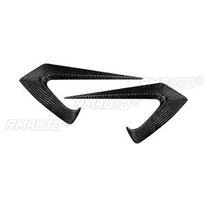 2PCS Protection de caméra latérale en fibre de carbone véritable, garniture de protection de pare-chocs pour Tesla Model 3 2018 2019 2020 2021 - Product Image 2