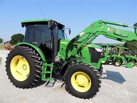 Tractor Agrícola Grande y Económico, John Deere 6105D 2015, Tractor Utilitario, Entrega Inmediata para Agricultura, Huertos y Construcción