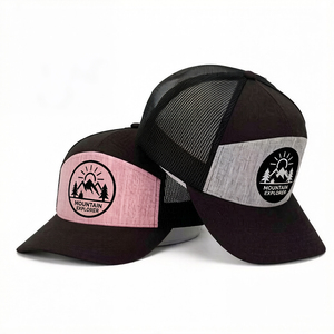 Cappello Trucker a 5 Pannelli Mountain Explorer, Traspirante con Retro in Rete, Regolabile con Chiusura Snapback, Sportivo ed Elegante per Escursionismo all'Aperto - Product Image 1