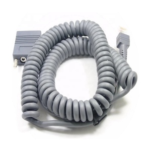 Cable Espiral Enrollado RJ45 a RS232 para Escáner de Códigos de Barras 3M, Compatible con Motorola Symbol LS2208 LS4208 LS1203 <span class=keywords><strong>DS9208</strong></span> - Product Image 2
