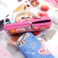 Étui à lunettes EVA avec fermeture éclair, pochette de voyage pour lunettes de soleil pour enfants et jeunes