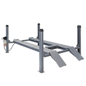 TFAUTENF 5000kg 11023lbs Capacidad Hidráulica Eléctrica Elevador de Cuatro Postes para Coche con Gato Deslizante para Alineación de Ruedas en Taller de Automóviles - Product Image 4