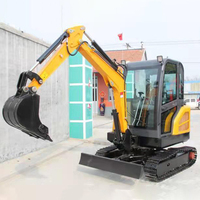 Mini-excavatrice EPA EURO 5, 1 tonne, 1,2 tonne, petite micro-pelleuse chinoise, moteur d'excavatrice d'occasion à vendre, livraison gratuite