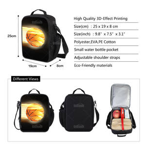 Basketball School Back Pack Passende Schult asche mit Lunch Kit Bag für Jungen - Product Image 5