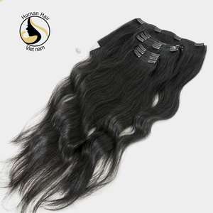 Unprocessed <b>hair</b> <b>extension</b> <b>clip</b>, cheap wavy human <b>hair</b> <b>clip</b> <b>in</b> <b>extensions</b> of Human <b>Hair</b> Vietnam - Product Image 1