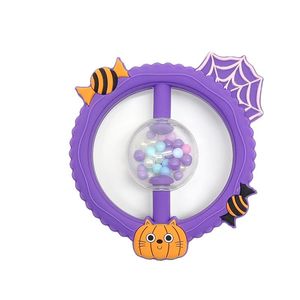 Food Grade Silicone Baby Rattle Teether <b>Ring</b> BPA Free Toddler <b>Kids</b> 0-1 Year Teething Chew Toy Infant Soothing Gift - Product Image 6