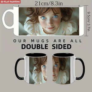Impression personnalisée sur tasse à <span class=keywords><strong>café</strong></span> en céramique blanche de 11 oz - Product Image 4