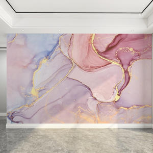 Papier peint mural de fond de télévision moderne et minimaliste pour le salon Film et télévision en marbre 8d Revêtement mural sans couture mural haut de gamme - Product Image 5