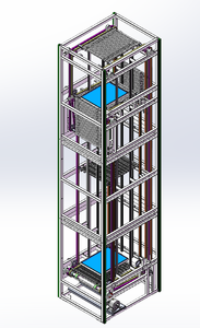 Elevador de Carga Vertical Personalizado, Transportadores Reciprocantes Verticais, Transportador de Paletes, Máquina de Elevação Automática, Plataforma Elétrica - Product Image 5
