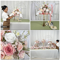 Nouveautés : Grandes boules de fleurs artificielles avec feuilles vertes, boules de verdure pour la décoration de mariages, maisons, hôtels, villas et fêtes
