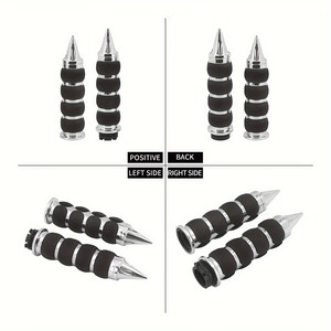 22/25mm Evrensel Motosiklet Gidonları Sivri Uçlu ve Desteksiz Kauçuk Kaymaz Gidonlar Motosiklet Aksesuarları - Product Image 1