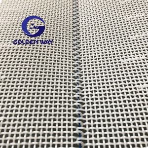 Sabuk konveyor kain jala persegi anyaman sintetis poliester ekonomis untuk popok - Product Image 4