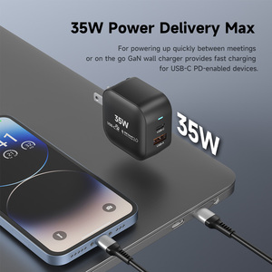 Gan ที่ชาร์จ1C1A 20W 25W 30W 35W, 2C 1A1C 1C USB-C PD3.0 QC PPS MINI Fast 35W อุปกรณ์ชาร์จและอะแดปเตอร์สำหรับ <span class=keywords><strong>iPhone</strong></span> MacBook - Product Image 5